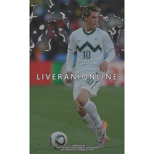 Fifa World Cup Sud Africa 2010 Match #22 Johannesburg (Ellis Park Stadium) - 18.06.2010 Slovenia-USA Nella Foto:Valter BIRSA /Ph.Vitez-Ag. Aldo Liverani