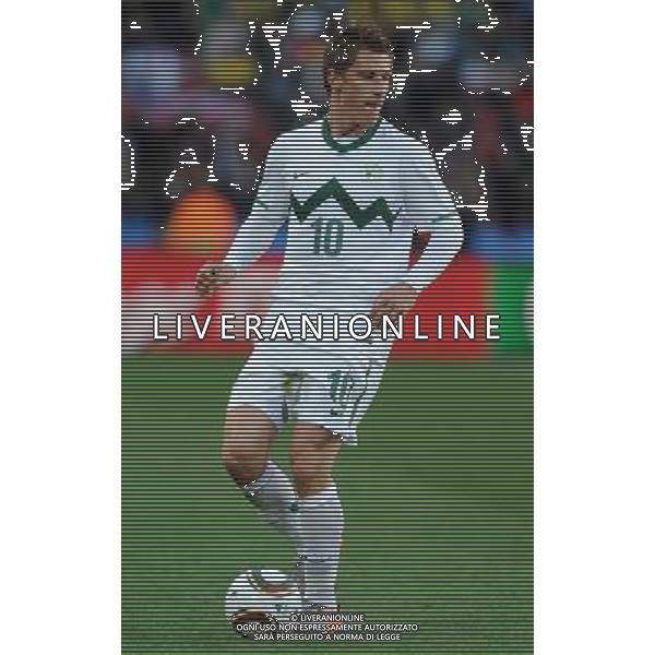 Fifa World Cup Sud Africa 2010 Match #22 Johannesburg (Ellis Park Stadium) - 18.06.2010 Slovenia-USA Nella Foto:Valter BIRSA /Ph.Vitez-Ag. Aldo Liverani