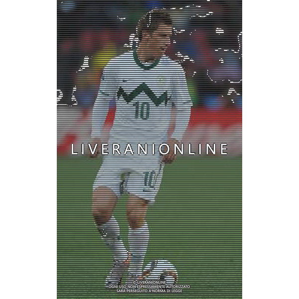 Fifa World Cup Sud Africa 2010 Match #22 Johannesburg (Ellis Park Stadium) - 18.06.2010 Slovenia-USA Nella Foto:Valter BIRSA /Ph.Vitez-Ag. Aldo Liverani