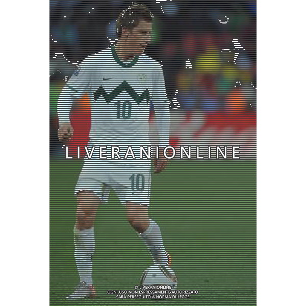 Fifa World Cup Sud Africa 2010 Match #22 Johannesburg (Ellis Park Stadium) - 18.06.2010 Slovenia-USA Nella Foto:Valter BIRSA /Ph.Vitez-Ag. Aldo Liverani