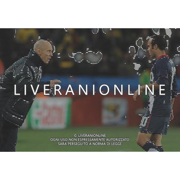 Fifa World Cup Sud Africa 2010 Match #22 Johannesburg (Ellis Park Stadium) - 18.06.2010 Slovenia-USA Nella Foto:Bob BRADLEY-Landon DONOVAN /Ph.Vitez-Ag. Aldo Liverani