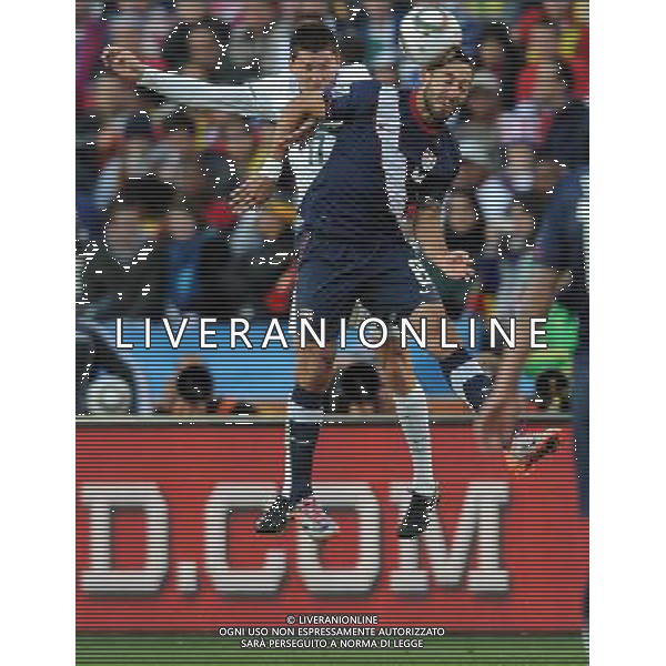 Fifa World Cup Sud Africa 2010 Match #22 Johannesburg (Ellis Park Stadium) - 18.06.2010 Slovenia-USA Nella Foto:Clint DEMPSEY-Andraz KIRM /Ph.Vitez-Ag. Aldo Liverani