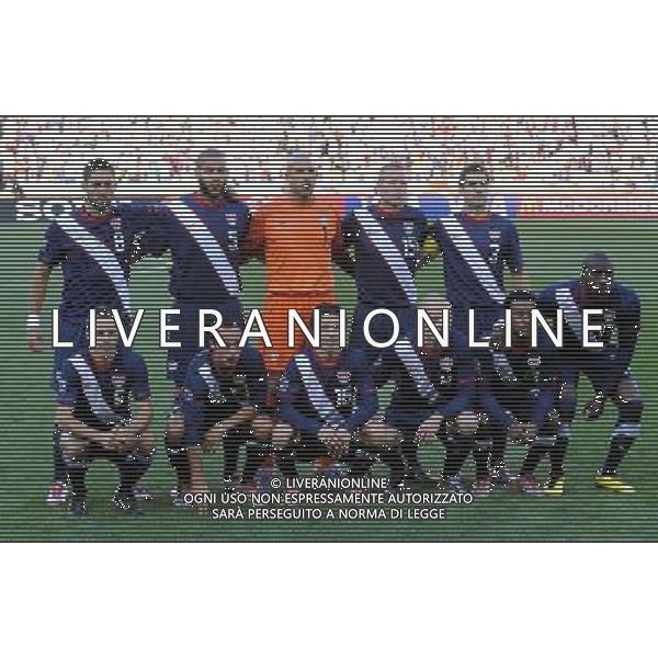 Fifa World Cup Sud Africa 2010 Match #22 Johannesburg (Ellis Park Stadium) - 18.06.2010 Slovenia-USA Nella Foto:USA-Squadra-Formazione /Ph.Vitez-Ag. Aldo Liverani