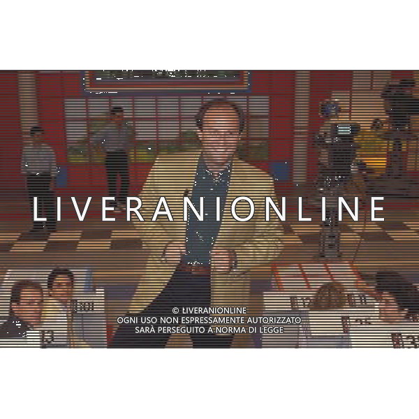 TRASMISSIONE TELEVISIVA\'CAMPIONISSIMO\'1993 NELLA FOTO GERRY SCOTTI AG ALDO LIVERANI