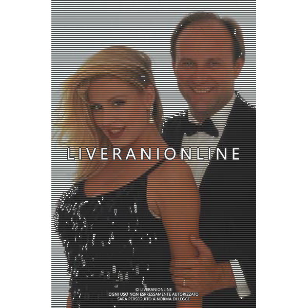 TRASMISSIONE TELEVISIVA\'LA GRANDE SFIDA1993 NELLA FOTO GERRY SCOTTI-VALERIA MARINI AG ALDO LIVERANI