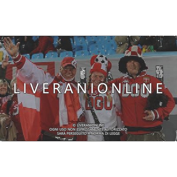 Fifa World Cup Sud Africa 2010 Match #26 Tshwane/Pretoria (Lotus Versfeld Stadium) - 19.06.2010 Camerun-Danimarca Nella Foto:Tifosi /Ph.Vitez-Ag. Aldo Liverani