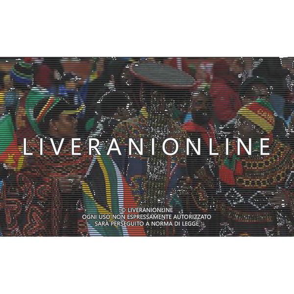 Fifa World Cup Sud Africa 2010 Match #26 Tshwane/Pretoria (Lotus Versfeld Stadium) - 19.06.2010 Camerun-Danimarca Nella Foto:Tifosi /Ph.Vitez-Ag. Aldo Liverani