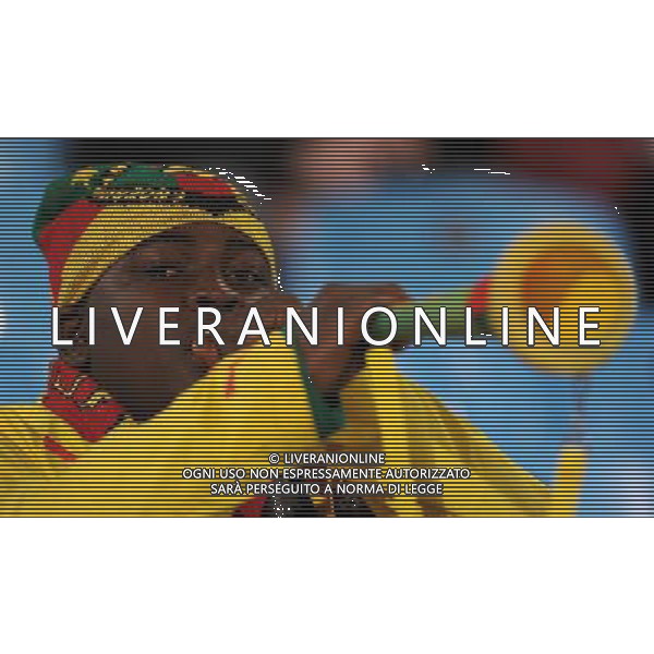 Fifa World Cup Sud Africa 2010 Match #26 Tshwane/Pretoria (Lotus Versfeld Stadium) - 19.06.2010 Camerun-Danimarca Nella Foto:Tifosi /Ph.Vitez-Ag. Aldo Liverani