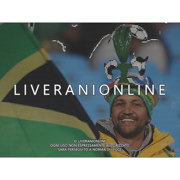 Fifa World Cup Sud Africa 2010 Match #26 Tshwane/Pretoria (Lotus Versfeld Stadium) - 19.06.2010 Camerun-Danimarca Nella Foto:Tifosi /Ph.Vitez-Ag. Aldo Liverani