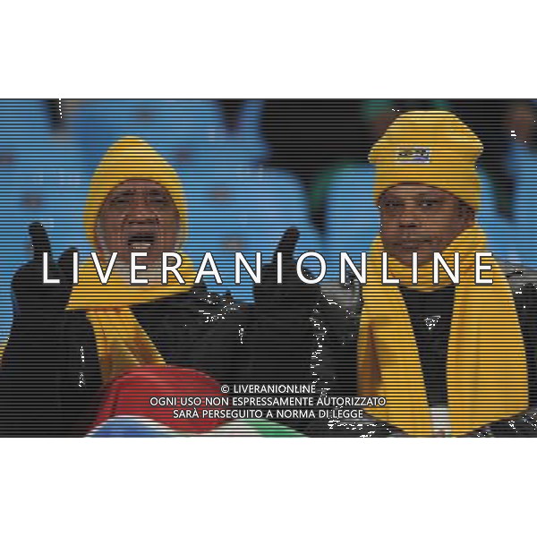 Fifa World Cup Sud Africa 2010 Match #26 Tshwane/Pretoria (Lotus Versfeld Stadium) - 19.06.2010 Camerun-Danimarca Nella Foto:Tifosi /Ph.Vitez-Ag. Aldo Liverani