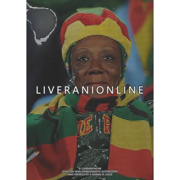 Fifa World Cup Sud Africa 2010 Match #26 Tshwane/Pretoria (Lotus Versfeld Stadium) - 19.06.2010 Camerun-Danimarca Nella Foto:Tifosi /Ph.Vitez-Ag. Aldo Liverani