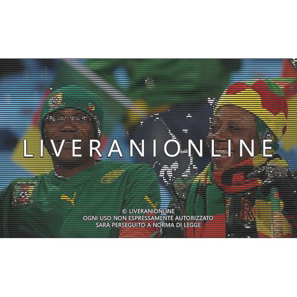 Fifa World Cup Sud Africa 2010 Match #26 Tshwane/Pretoria (Lotus Versfeld Stadium) - 19.06.2010 Camerun-Danimarca Nella Foto:Tifosi /Ph.Vitez-Ag. Aldo Liverani