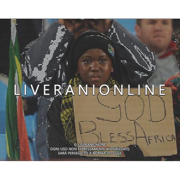 Fifa World Cup Sud Africa 2010 Match #26 Tshwane/Pretoria (Lotus Versfeld Stadium) - 19.06.2010 Camerun-Danimarca Nella Foto:Tifosi /Ph.Vitez-Ag. Aldo Liverani