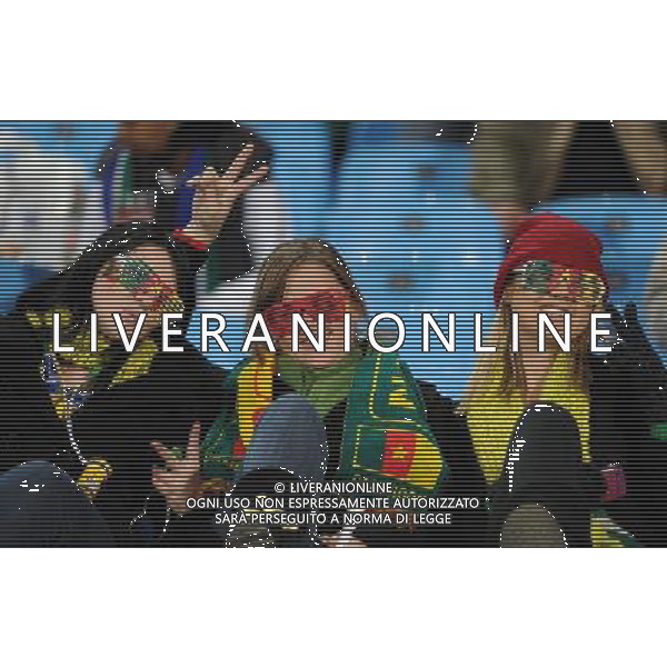 Fifa World Cup Sud Africa 2010 Match #26 Tshwane/Pretoria (Lotus Versfeld Stadium) - 19.06.2010 Camerun-Danimarca Nella Foto:Tifosi /Ph.Vitez-Ag. Aldo Liverani