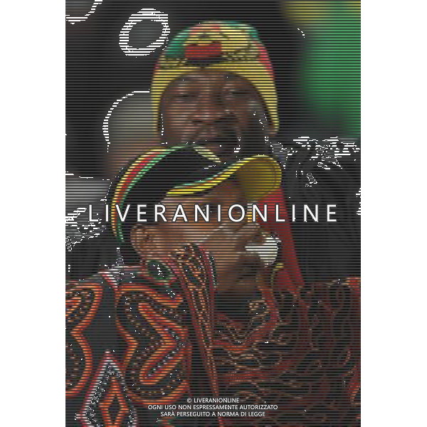 Fifa World Cup Sud Africa 2010 Match #26 Tshwane/Pretoria (Lotus Versfeld Stadium) - 19.06.2010 Camerun-Danimarca Nella Foto:Tifosi /Ph.Vitez-Ag. Aldo Liverani