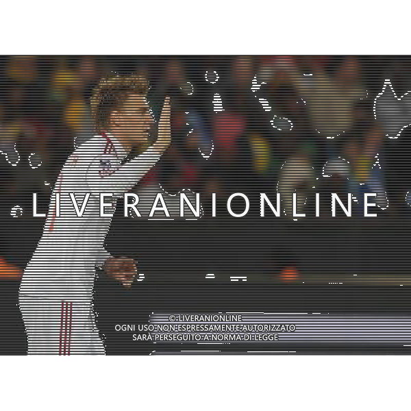 Fifa World Cup Sud Africa 2010 Match #26 Tshwane/Pretoria (Lotus Versfeld Stadium) - 19.06.2010 Camerun-Danimarca Nella Foto:esultanza dopo il gol di bendter /Ph.Vitez-Ag. Aldo Liverani