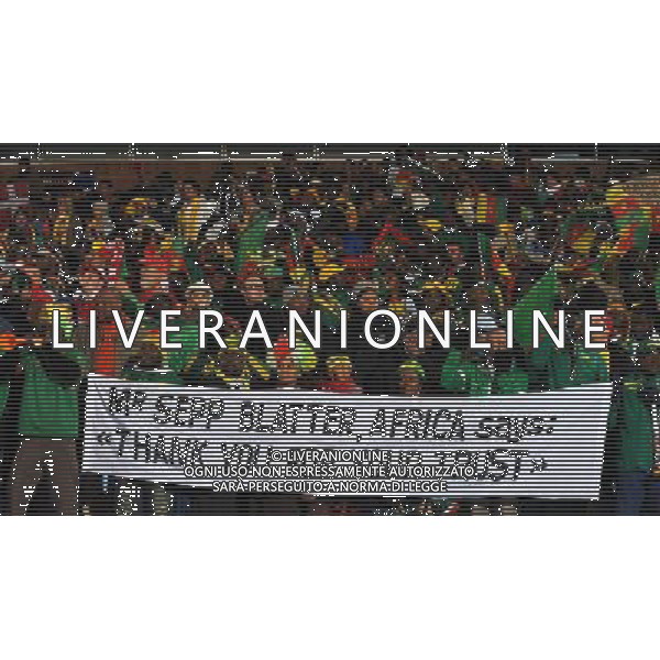 Fifa World Cup Sud Africa 2010 Match #26 Tshwane/Pretoria (Lotus Versfeld Stadium) - 19.06.2010 Camerun-Danimarca Nella Foto:tifosi /Ph.Vitez-Ag. Aldo Liverani