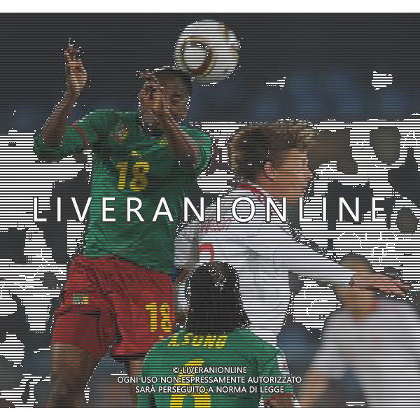 Fifa World Cup Sud Africa 2010 Match #26 Tshwane/Pretoria (Lotus Versfeld Stadium) - 19.06.2010 Camerun-Danimarca Nella Foto:enoh-tomasson /Ph.Vitez-Ag. Aldo Liverani