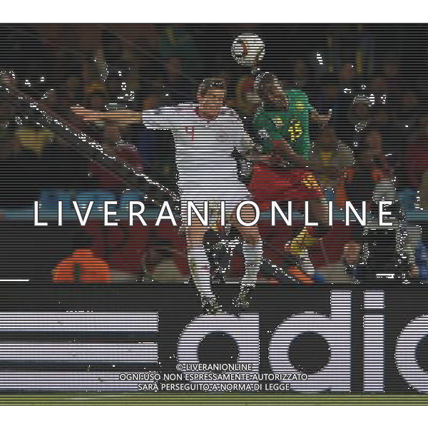 Fifa World Cup Sud Africa 2010 Match #26 Tshwane/Pretoria (Lotus Versfeld Stadium) - 19.06.2010 Camerun-Danimarca Nella Foto:agger-webo /Ph.Vitez-Ag. Aldo Liverani