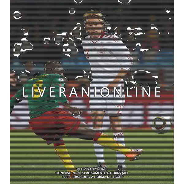 Fifa World Cup Sud Africa 2010 Match #26 Tshwane/Pretoria (Lotus Versfeld Stadium) - 19.06.2010 Camerun-Danimarca Nella Foto:poulsen christian /Ph.Vitez-Ag. Aldo Liverani