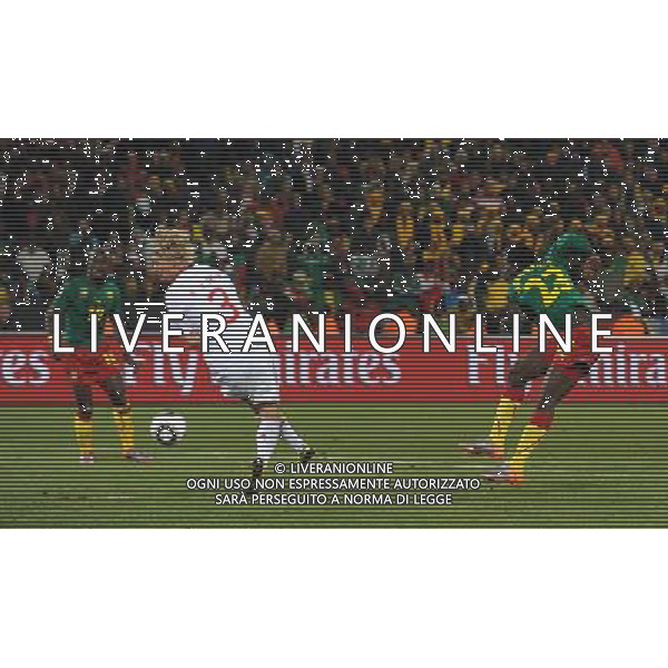 Fifa World Cup Sud Africa 2010 Match #26 Tshwane/Pretoria (Lotus Versfeld Stadium) - 19.06.2010 Camerun-Danimarca Nella Foto:occasione finale aboubakar /Ph.Vitez-Ag. Aldo Liverani