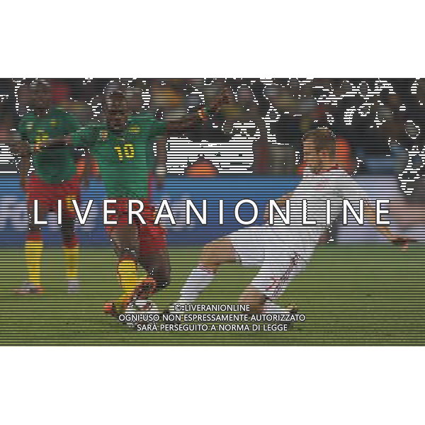 Fifa World Cup Sud Africa 2010 Match #26 Tshwane/Pretoria (Lotus Versfeld Stadium) - 19.06.2010 Camerun-Danimarca Nella Foto:emana -jensen /Ph.Vitez-Ag. Aldo Liverani