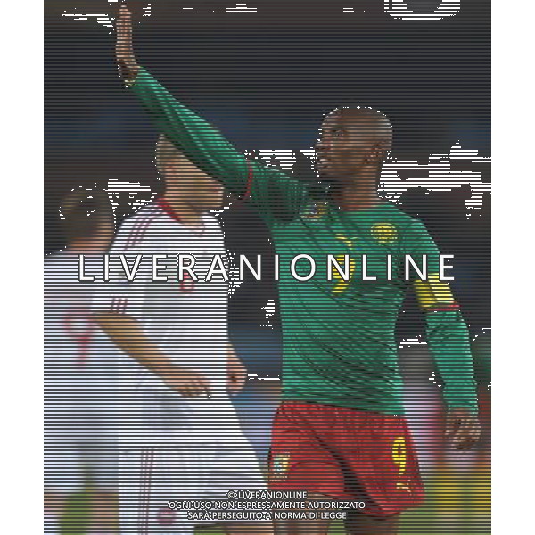 Fifa World Cup Sud Africa 2010 Match #26 Tshwane/Pretoria (Lotus Versfeld Stadium) - 19.06.2010 Camerun-Danimarca Nella Foto:eto\'o /Ph.Vitez-Ag. Aldo Liverani