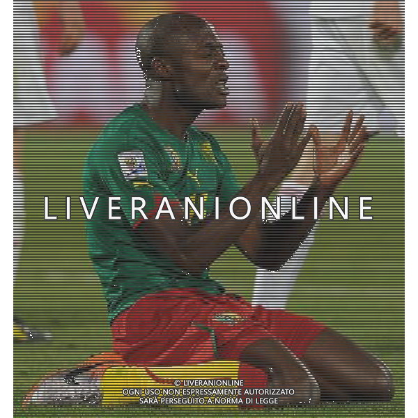 Fifa World Cup Sud Africa 2010 Match #26 Tshwane/Pretoria (Lotus Versfeld Stadium) - 19.06.2010 Camerun-Danimarca Nella Foto:rabbia webo /Ph.Vitez-Ag. Aldo Liverani