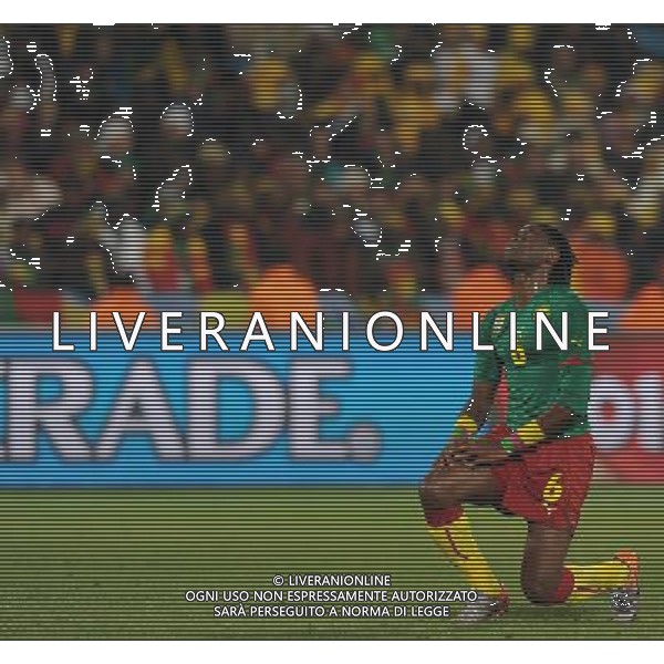 Fifa World Cup Sud Africa 2010 Match #26 Tshwane/Pretoria (Lotus Versfeld Stadium) - 19.06.2010 Camerun-Danimarca Nella Foto:delusione song /Ph.Vitez-Ag. Aldo Liverani