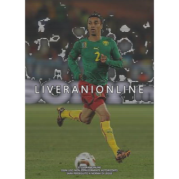 Fifa World Cup Sud Africa 2010 Match #26 Tshwane/Pretoria (Lotus Versfeld Stadium) - 19.06.2010 Camerun-Danimarca Nella Foto:Benoit ASSOU-EKOTTO /Ph.Vitez-Ag. Aldo Liverani