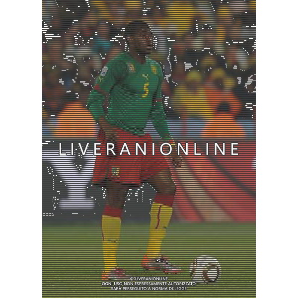 Fifa World Cup Sud Africa 2010 Match #26 Tshwane/Pretoria (Lotus Versfeld Stadium) - 19.06.2010 Camerun-Danimarca Nella Foto:Sebastien BASSONG /Ph.Vitez-Ag. Aldo Liverani