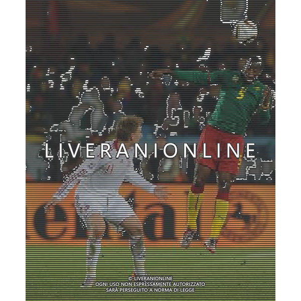 Fifa World Cup Sud Africa 2010 Match #26 Tshwane/Pretoria (Lotus Versfeld Stadium) - 19.06.2010 Camerun-Danimarca Nella Foto:Sebastien BASSONG /Ph.Vitez-Ag. Aldo Liverani