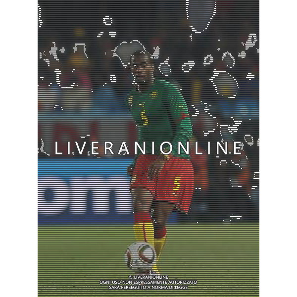 Fifa World Cup Sud Africa 2010 Match #26 Tshwane/Pretoria (Lotus Versfeld Stadium) - 19.06.2010 Camerun-Danimarca Nella Foto:Sebastien BASSONG /Ph.Vitez-Ag. Aldo Liverani