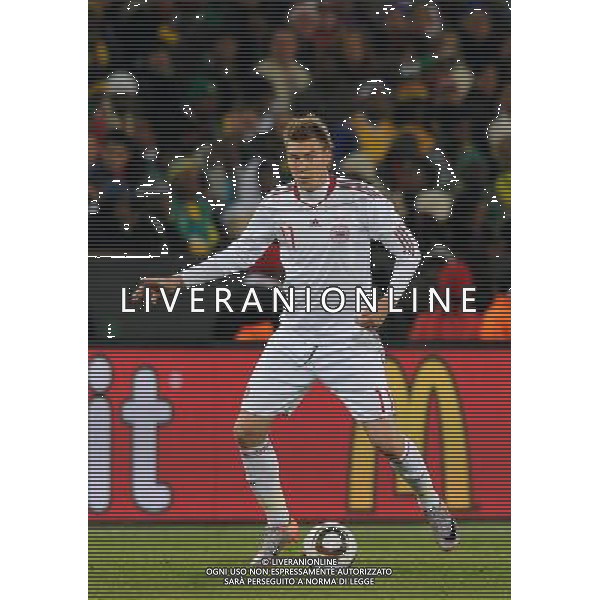 Fifa World Cup Sud Africa 2010 Match #26 Tshwane/Pretoria (Lotus Versfeld Stadium) - 19.06.2010 Camerun-Danimarca Nella Foto:Nicklas BENDTNER /Ph.Vitez-Ag. Aldo Liverani
