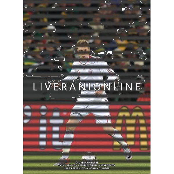 Fifa World Cup Sud Africa 2010 Match #26 Tshwane/Pretoria (Lotus Versfeld Stadium) - 19.06.2010 Camerun-Danimarca Nella Foto:Nicklas BENDTNER /Ph.Vitez-Ag. Aldo Liverani