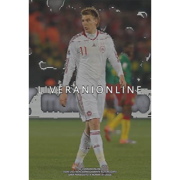 Fifa World Cup Sud Africa 2010 Match #26 Tshwane/Pretoria (Lotus Versfeld Stadium) - 19.06.2010 Camerun-Danimarca Nella Foto:Nicklas BENDTNER /Ph.Vitez-Ag. Aldo Liverani