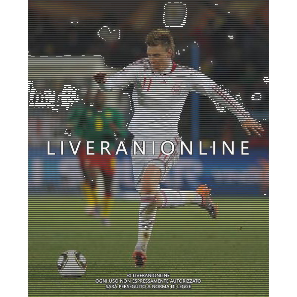 Fifa World Cup Sud Africa 2010 Match #26 Tshwane/Pretoria (Lotus Versfeld Stadium) - 19.06.2010 Camerun-Danimarca Nella Foto:Nicklas BENDTNER /Ph.Vitez-Ag. Aldo Liverani