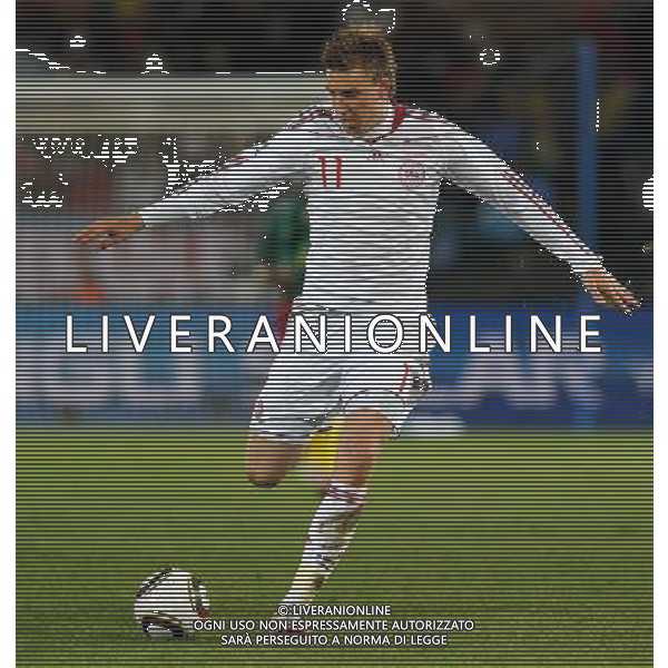 Fifa World Cup Sud Africa 2010 Match #26 Tshwane/Pretoria (Lotus Versfeld Stadium) - 19.06.2010 Camerun-Danimarca Nella Foto:Nicklas BENDTNER /Ph.Vitez-Ag. Aldo Liverani
