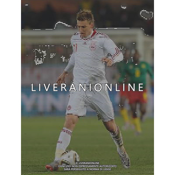 Fifa World Cup Sud Africa 2010 Match #26 Tshwane/Pretoria (Lotus Versfeld Stadium) - 19.06.2010 Camerun-Danimarca Nella Foto:Nicklas BENDTNER /Ph.Vitez-Ag. Aldo Liverani