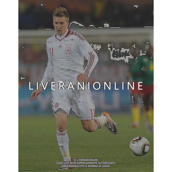 Fifa World Cup Sud Africa 2010 Match #26 Tshwane/Pretoria (Lotus Versfeld Stadium) - 19.06.2010 Camerun-Danimarca Nella Foto:Nicklas BENDTNER /Ph.Vitez-Ag. Aldo Liverani