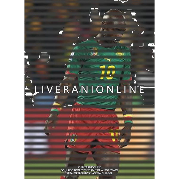 Fifa World Cup Sud Africa 2010 Match #26 Tshwane/Pretoria (Lotus Versfeld Stadium) - 19.06.2010 Camerun-Danimarca Nella Foto:Achille EMANA /Ph.Vitez-Ag. Aldo Liverani