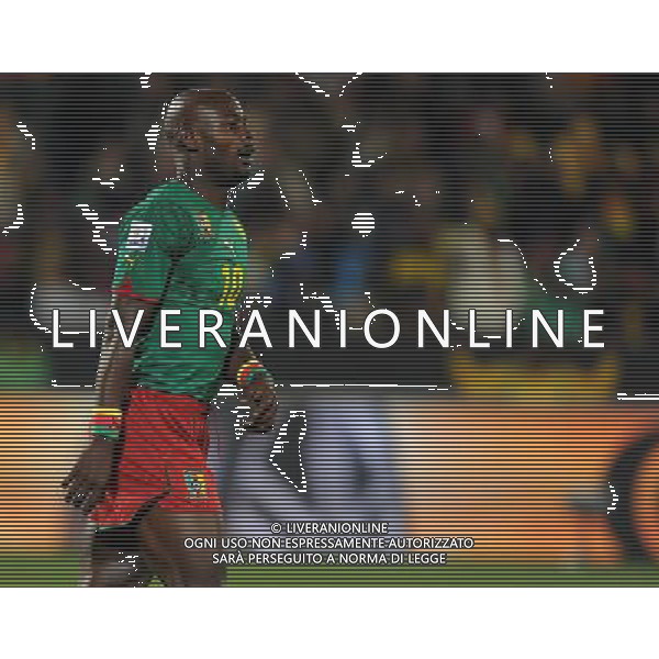 Fifa World Cup Sud Africa 2010 Match #26 Tshwane/Pretoria (Lotus Versfeld Stadium) - 19.06.2010 Camerun-Danimarca Nella Foto:Achille EMANA /Ph.Vitez-Ag. Aldo Liverani