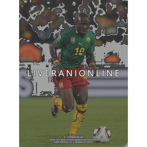 Fifa World Cup Sud Africa 2010 Match #26 Tshwane/Pretoria (Lotus Versfeld Stadium) - 19.06.2010 Camerun-Danimarca Nella Foto:Achille EMANA /Ph.Vitez-Ag. Aldo Liverani