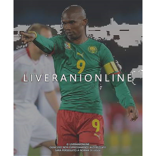 Fifa World Cup Sud Africa 2010 Match #26 Tshwane/Pretoria (Lotus Versfeld Stadium) - 19.06.2010 Camerun-Danimarca Nella Foto:Samuel ETO\'O /Ph.Vitez-Ag. Aldo Liverani