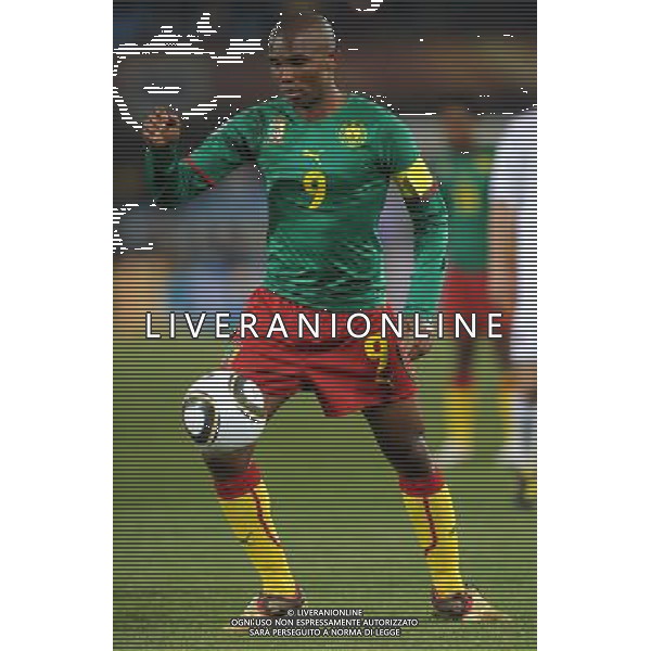 Fifa World Cup Sud Africa 2010 Match #26 Tshwane/Pretoria (Lotus Versfeld Stadium) - 19.06.2010 Camerun-Danimarca Nella Foto:Samuel ETO\'O /Ph.Vitez-Ag. Aldo Liverani