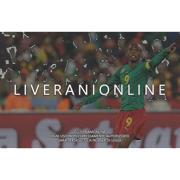 Fifa World Cup Sud Africa 2010 Match #26 Tshwane/Pretoria (Lotus Versfeld Stadium) - 19.06.2010 Camerun-Danimarca Nella Foto:Samuel ETO\'O /Ph.Vitez-Ag. Aldo Liverani