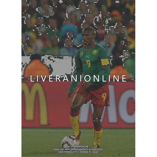 Fifa World Cup Sud Africa 2010 Match #26 Tshwane/Pretoria (Lotus Versfeld Stadium) - 19.06.2010 Camerun-Danimarca Nella Foto:Samuel ETO\'O /Ph.Vitez-Ag. Aldo Liverani