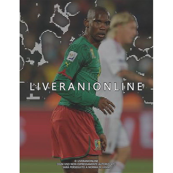 Fifa World Cup Sud Africa 2010 Match #26 Tshwane/Pretoria (Lotus Versfeld Stadium) - 19.06.2010 Camerun-Danimarca Nella Foto:Samuel ETO\'O /Ph.Vitez-Ag. Aldo Liverani