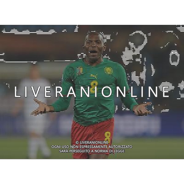 Fifa World Cup Sud Africa 2010 Match #26 Tshwane/Pretoria (Lotus Versfeld Stadium) - 19.06.2010 Camerun-Danimarca Nella Foto:GEREMI /Ph.Vitez-Ag. Aldo Liverani