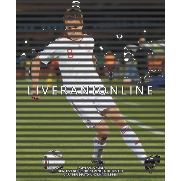 Fifa World Cup Sud Africa 2010 Match #26 Tshwane/Pretoria (Lotus Versfeld Stadium) - 19.06.2010 Camerun-Danimarca Nella Foto:Jesper GRONKJAER /Ph.Vitez-Ag. Aldo Liverani